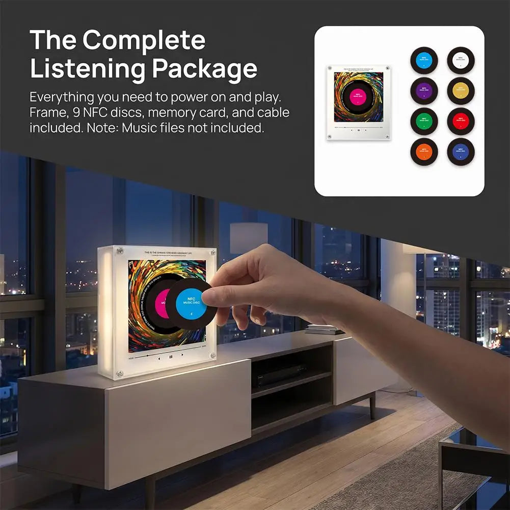 Luminous Rotary NFC Music Player